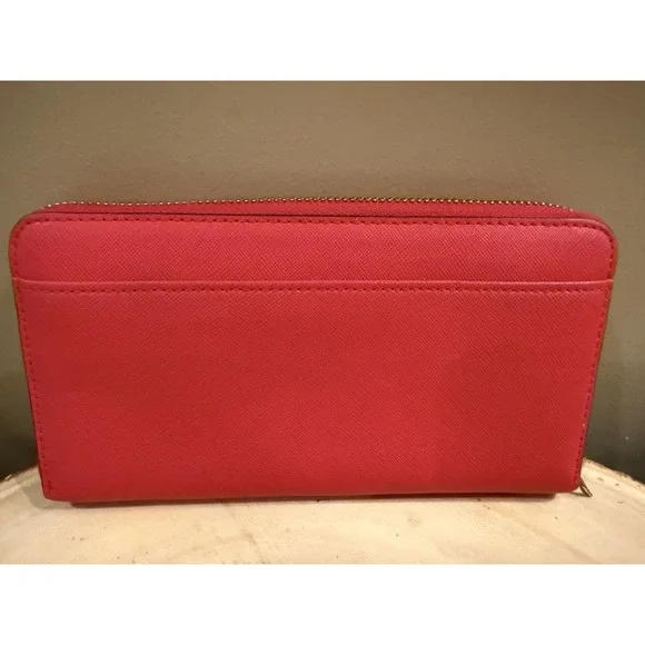 Kate Spade New York Laurel Way Neda Zip Around‎ Wallet in Deep Red MSRP $189 - Picture 5 of 11